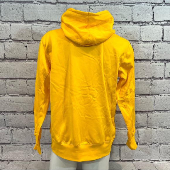 NEW Custom Nike Mens Large Lakers LA Hands Yellow Therma Hoodie Dri-Fit Pullover - Picture 5 of 6